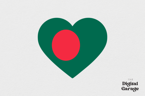 Bangladesh Heart Flag SVG PNG Review