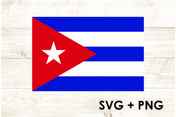 Cuban Flag - Flag of Cuba Graphics for Crafts