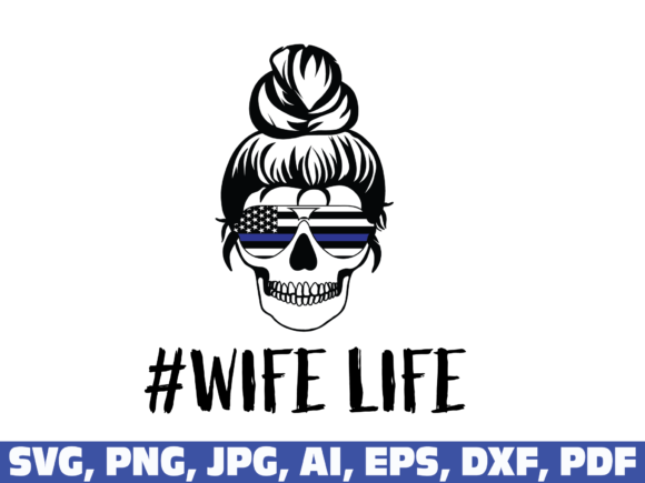 Thin Blue Line Svg for Crafts and Graphics Projects